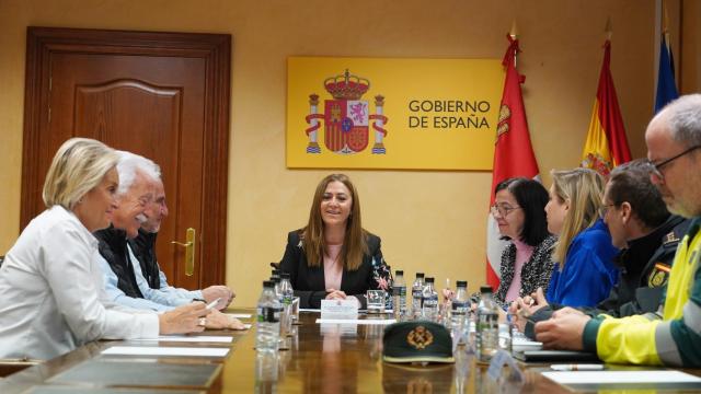 La delegada del Gobierno en Castilla y León, Virginia Barcones, presenta el dispositivo especial de tráfico y seguridad preparado con motivo de la concentración motera invernal ‘Pingüinos 2023’