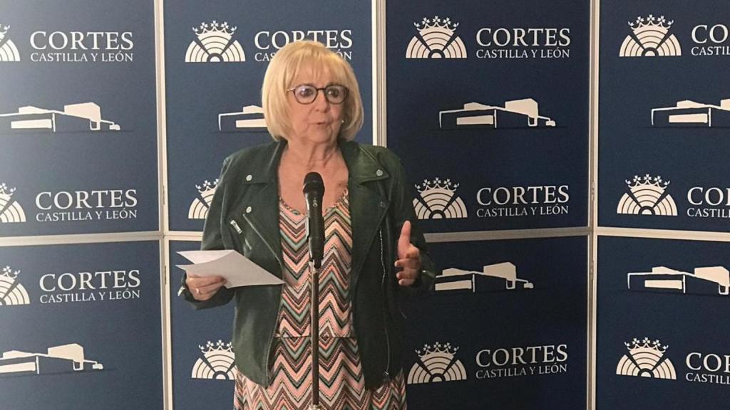 La fallecida Inmaculada García en las Cortes