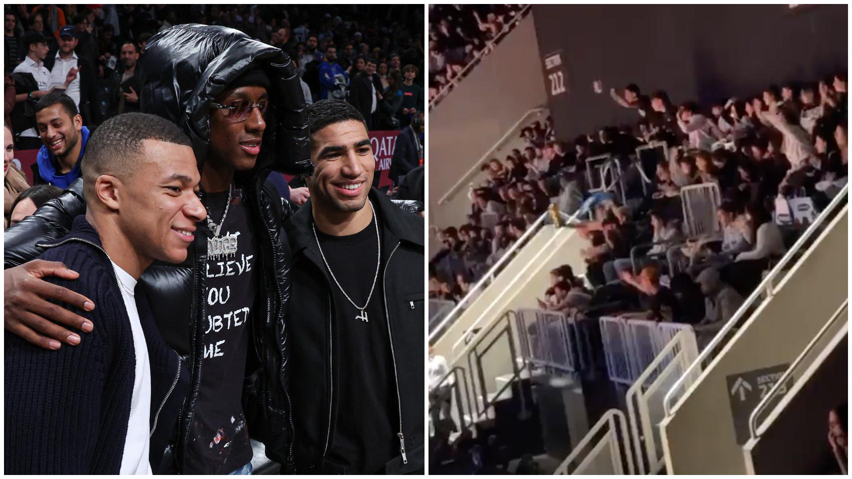La tortura de Mbappé: fue a Nueva York a ver la NBA e hinchas argentinos le cantan Muchachos