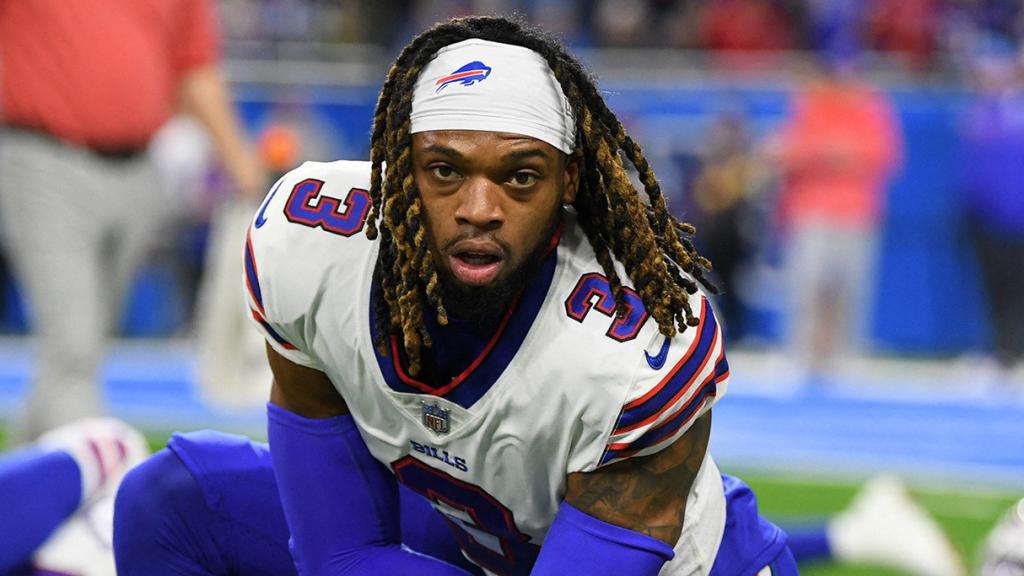 Damar Hamlin, con los Buffalo Bills de la NFL