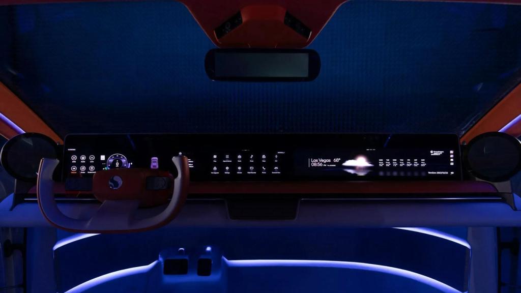 La pantalla del coche de Qualcomm es de 55 pulgadas