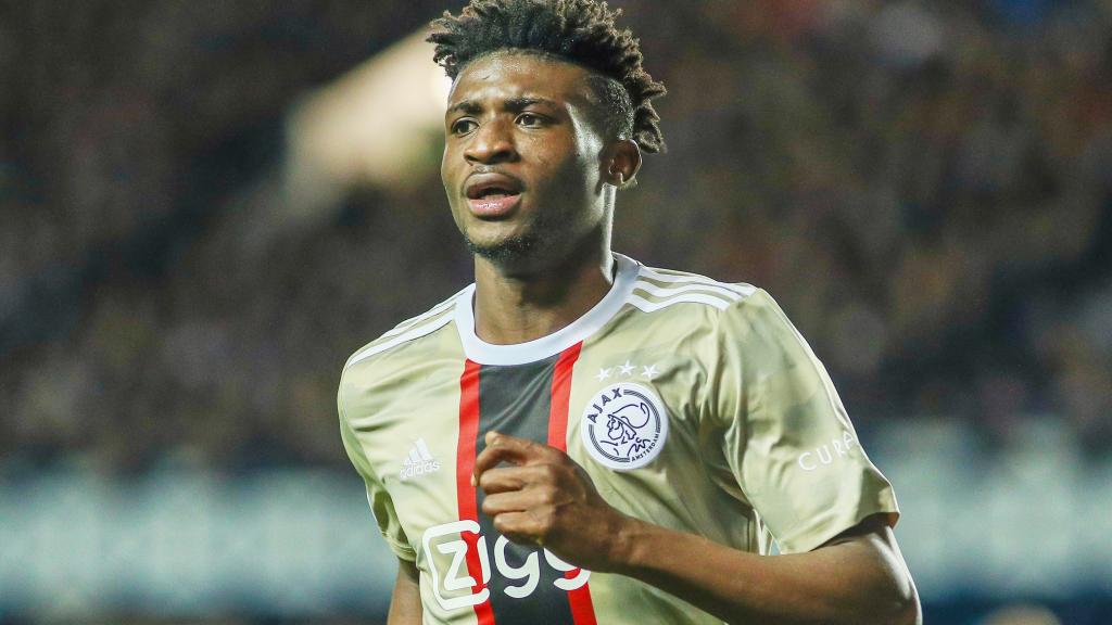 Mohammed Kudus, en un partido del Ajax de Ámsterdam de la temporada 2022/2023
