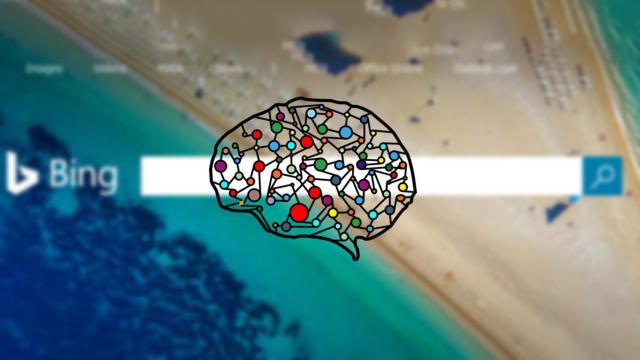 Fotomontaje con un simbolo referencial a la IA.