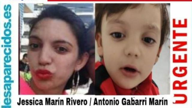 Jessica, y su hijo Antonio.