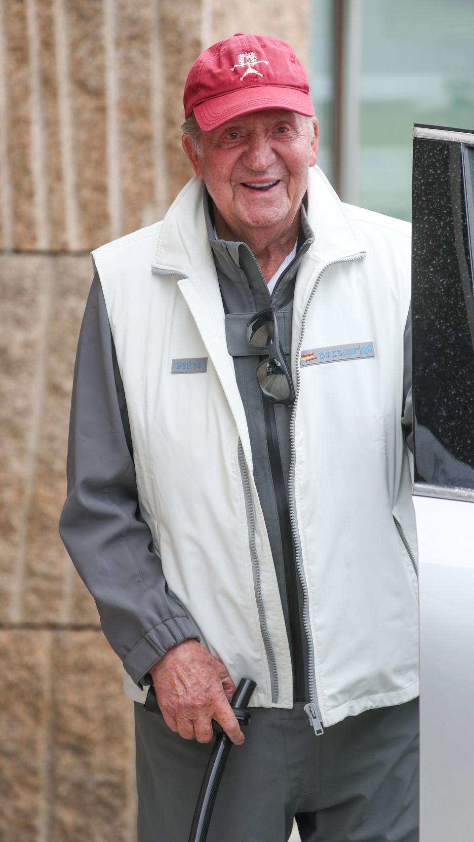 Juan Carlos I durante su última visita oficial a España, en mayo de 2022.
