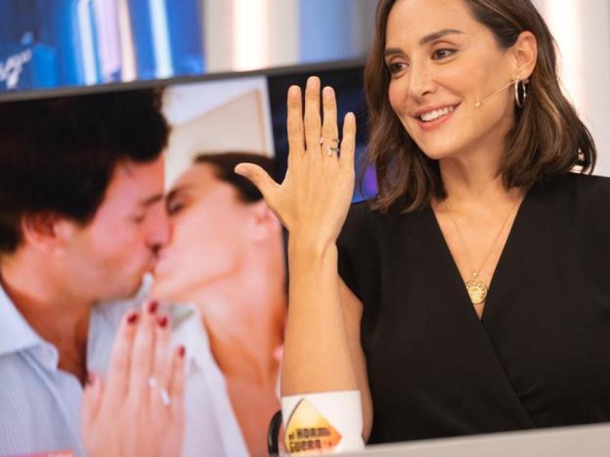El anillo de compromiso de Tamara Falcó.