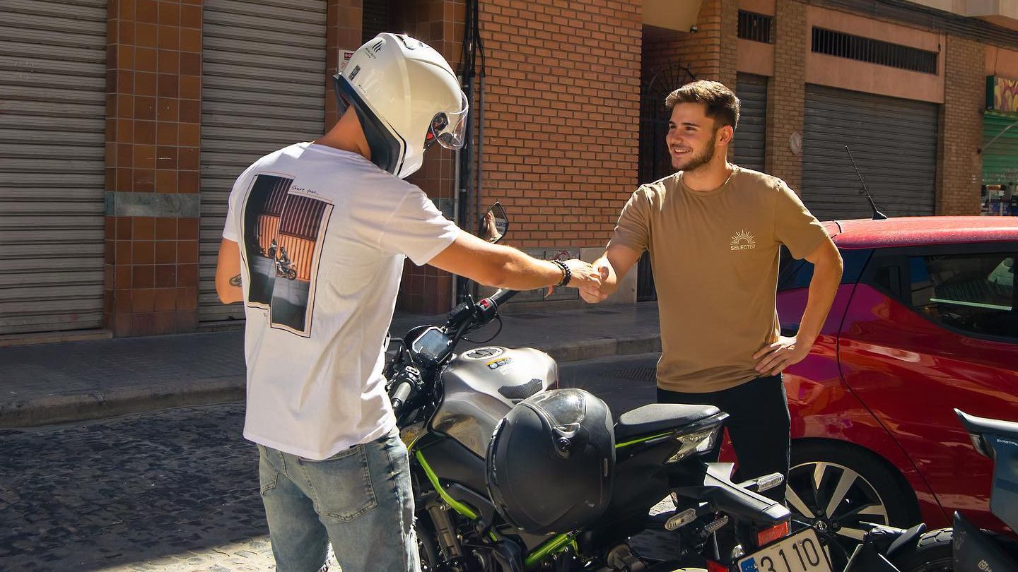 Un intercambio entre particulares con esta app.