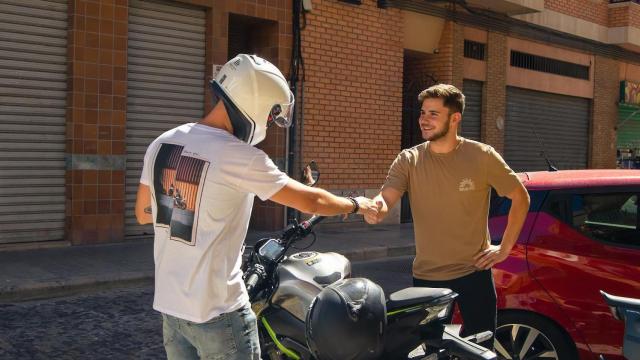 Un intercambio entre particulares con esta app.