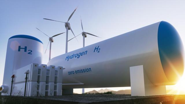 Almacenamiento de hidrógeno verde.