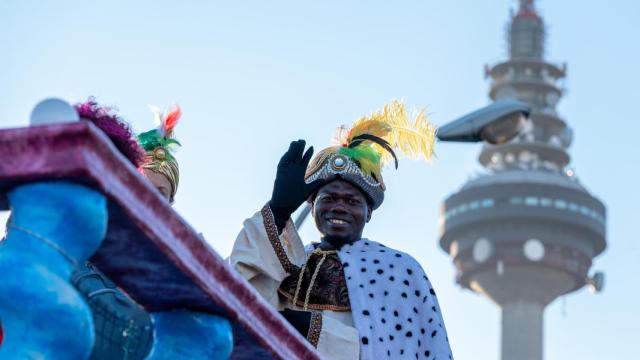 Baltasar, en una de las cabalgatas de Madrid.