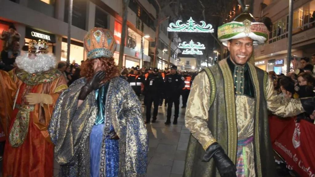 Reyes Magos en la cabalgata de Ciudad Real. Foto; Ayto. de Ciudad Real