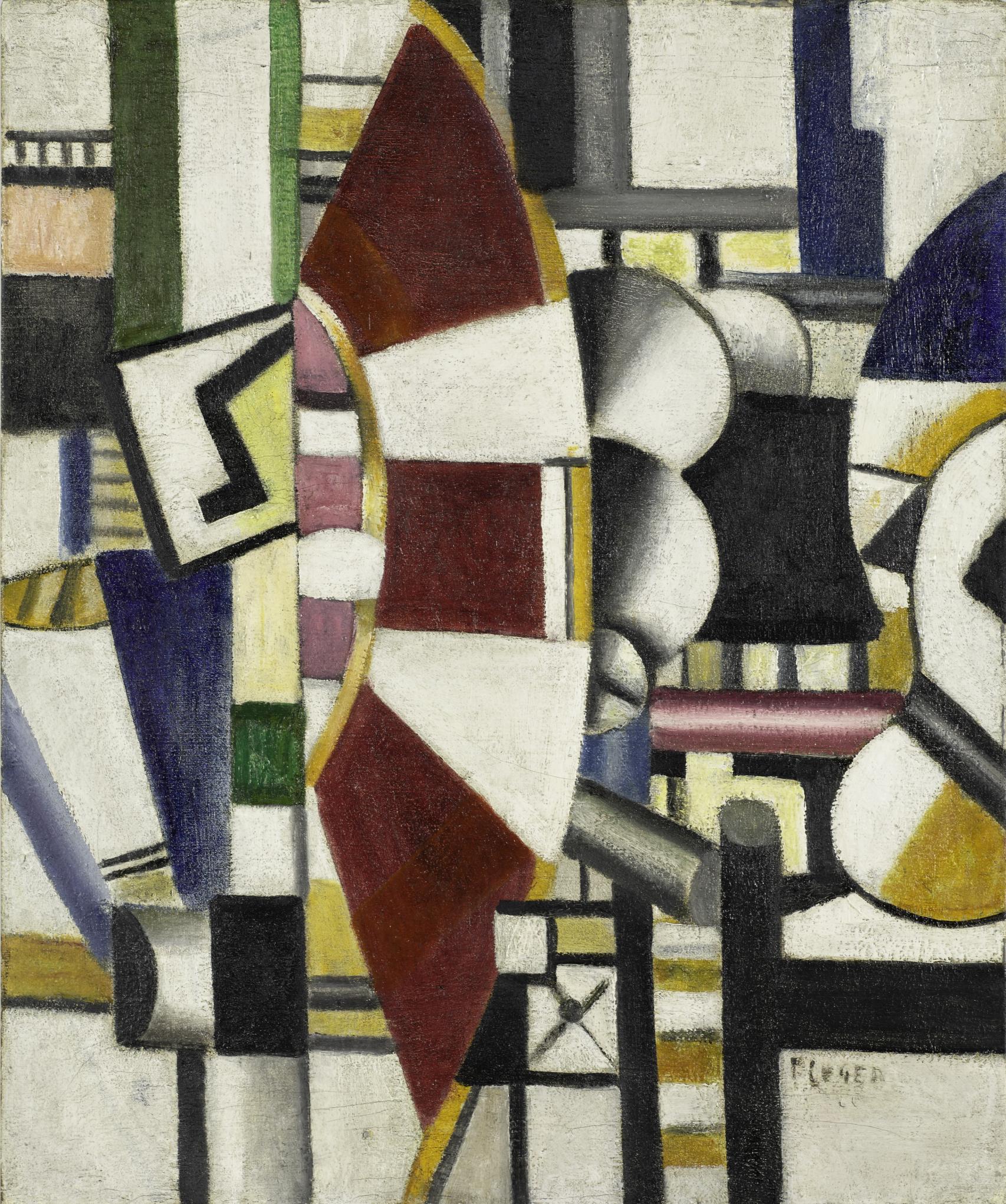 Fernand Léger: 'La rueda roja', 1920. Centre Pompidou. París