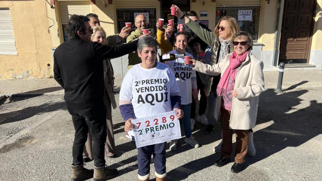 Segundo premio de la Lotería del Niño en Fontiveros.