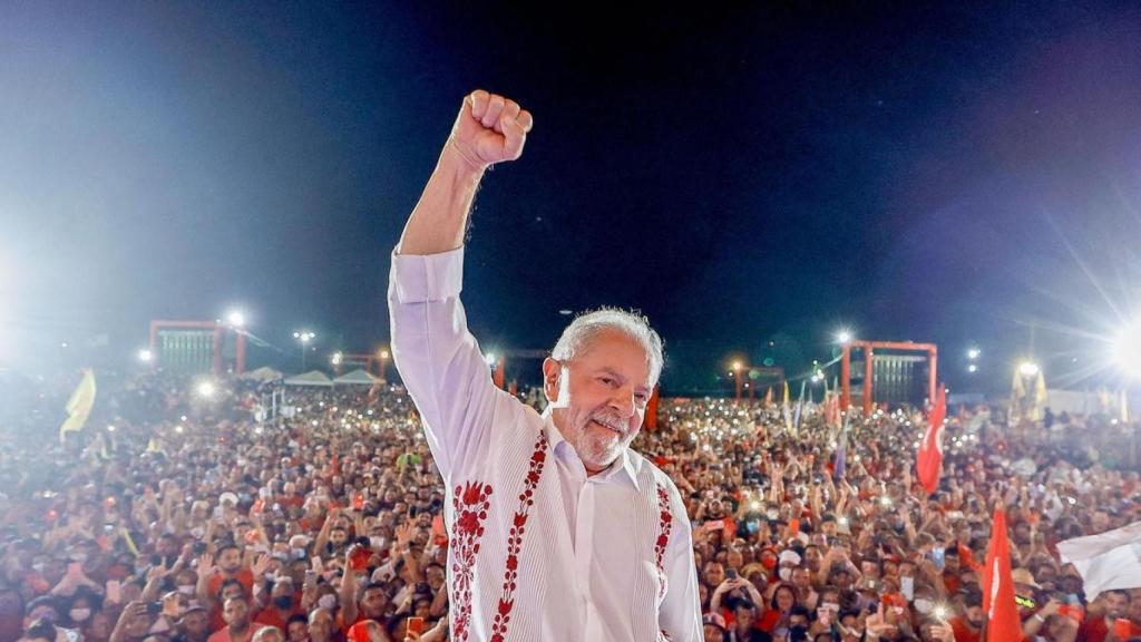 Lula al comienzo de las presidenciales.