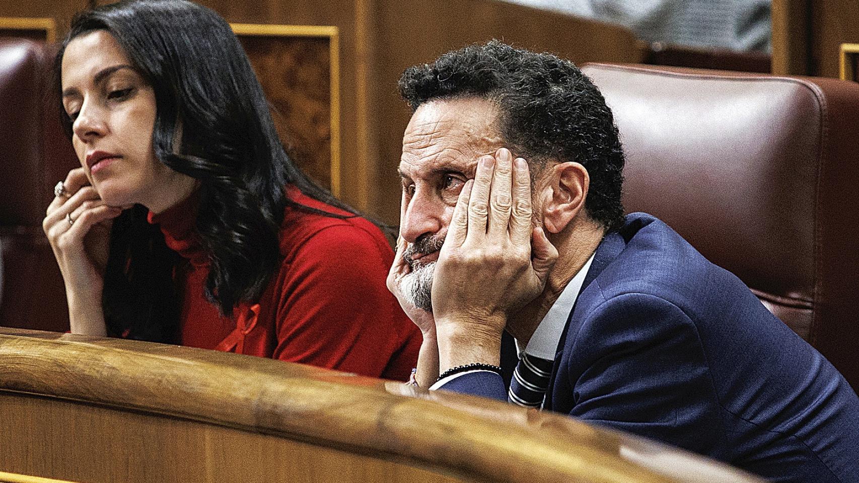 Inés Arrimadas y Edmundo Bal, en el Congreso de los Diputados.