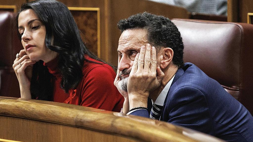 Inés Arrimadas y Edmundo Bal, en el Congreso de los Diputados.