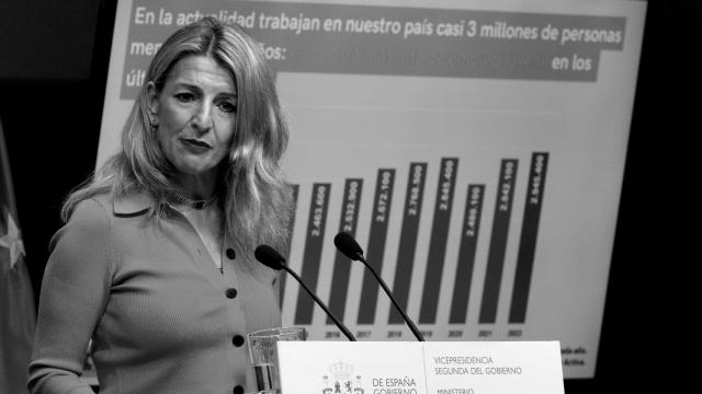 La vicepresidenta segunda y ministra de Trabajo y Economía Social, Yolanda Diaz