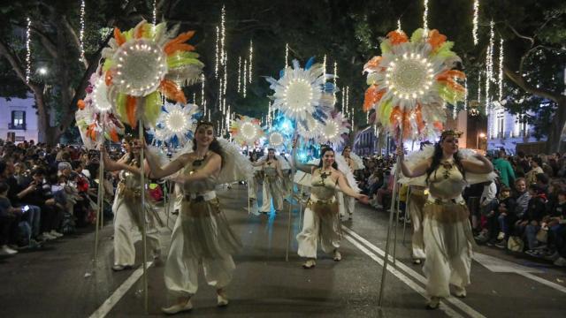Cabalgata de Reyes Magos en Málaga en 2023.