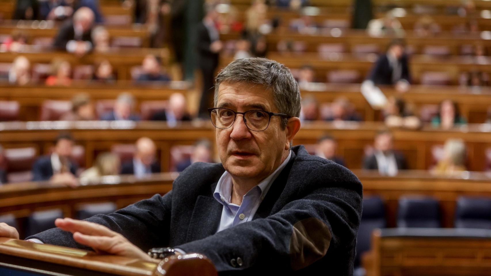 El portavoz socialista en el Congreso, Patxi López.