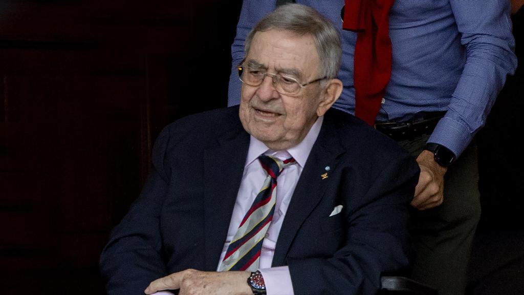 El Rey Constantino de Grecia en Atenas, el 24 de octubre de 2021