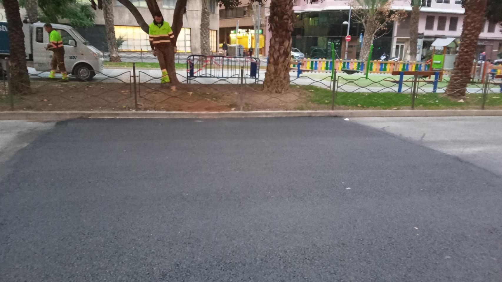 Renovación paisajística avenida de Óscar Esplá.