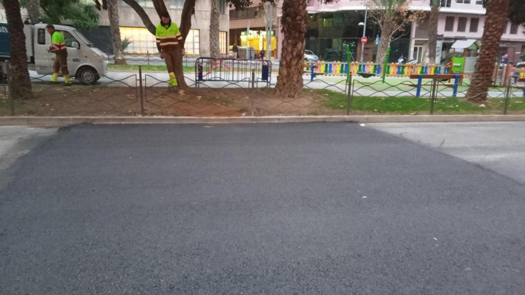 Renovación paisajística avenida de Óscar Esplá.