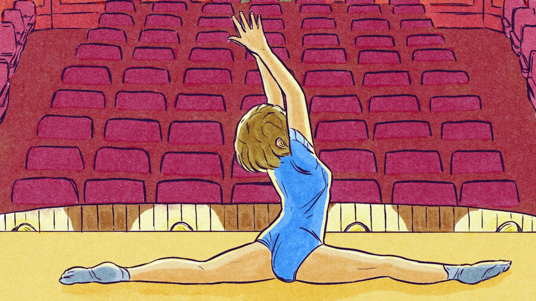 Una bailarina protagoniza 'Un hombre entre el público'