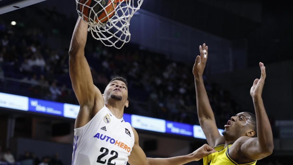 Mate de Walter Tavares, durante el Real Madrid - Gran Canaria de la Liga Endesa 2022/2023