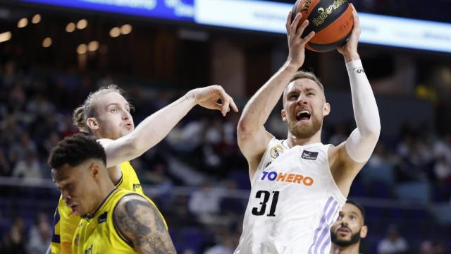 Dzanan Musa, durante el Real Madrid - Gran Canaria de la Liga Endesa 2022/2023