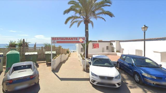 Playa de Marbella en la que se ha hallado el cadáver.