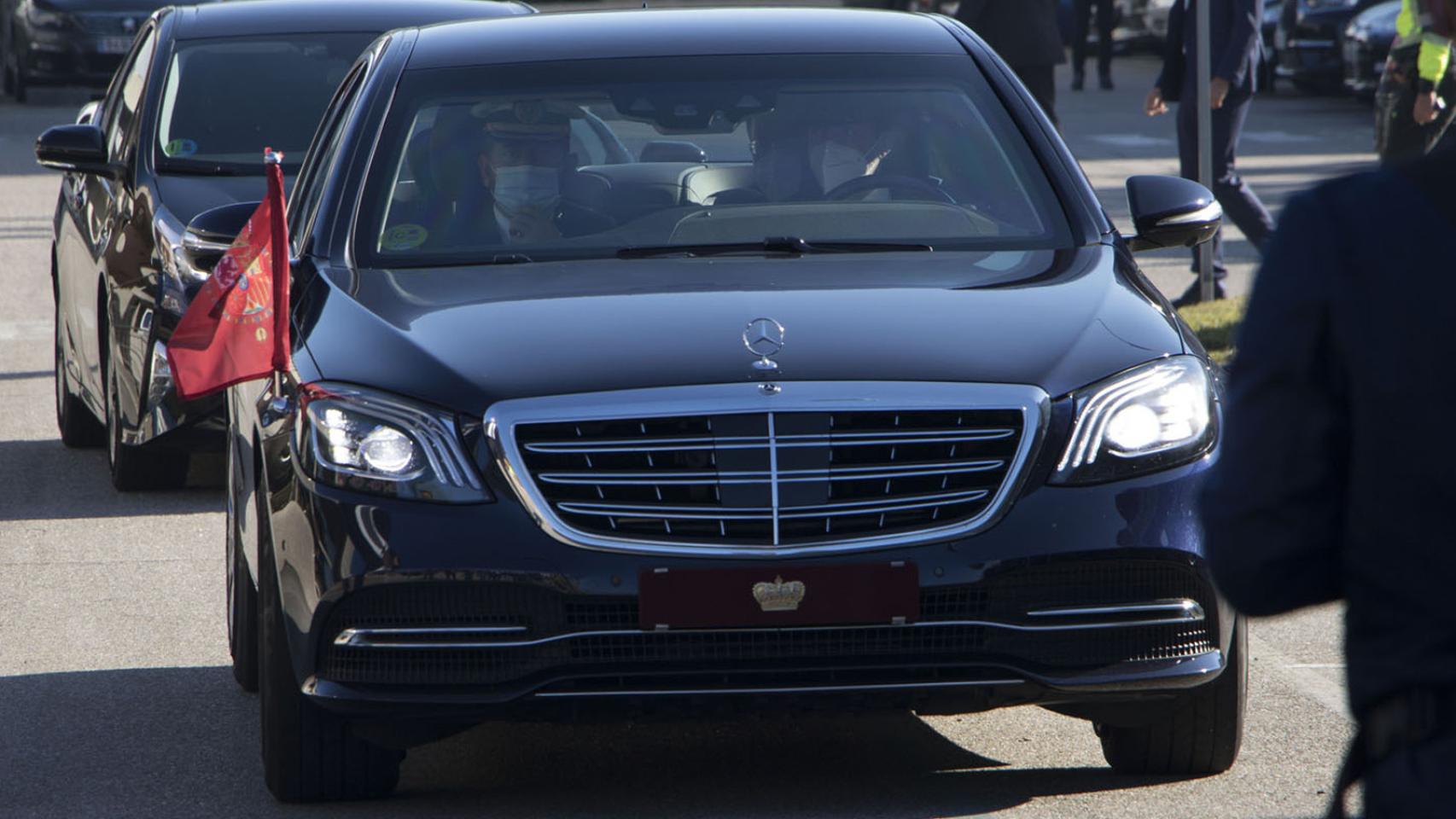 El coche oficial de Pedro Sánchez