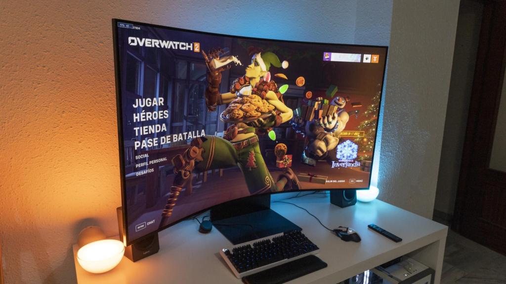 Odyssey Ark ejecutando Overwatch.