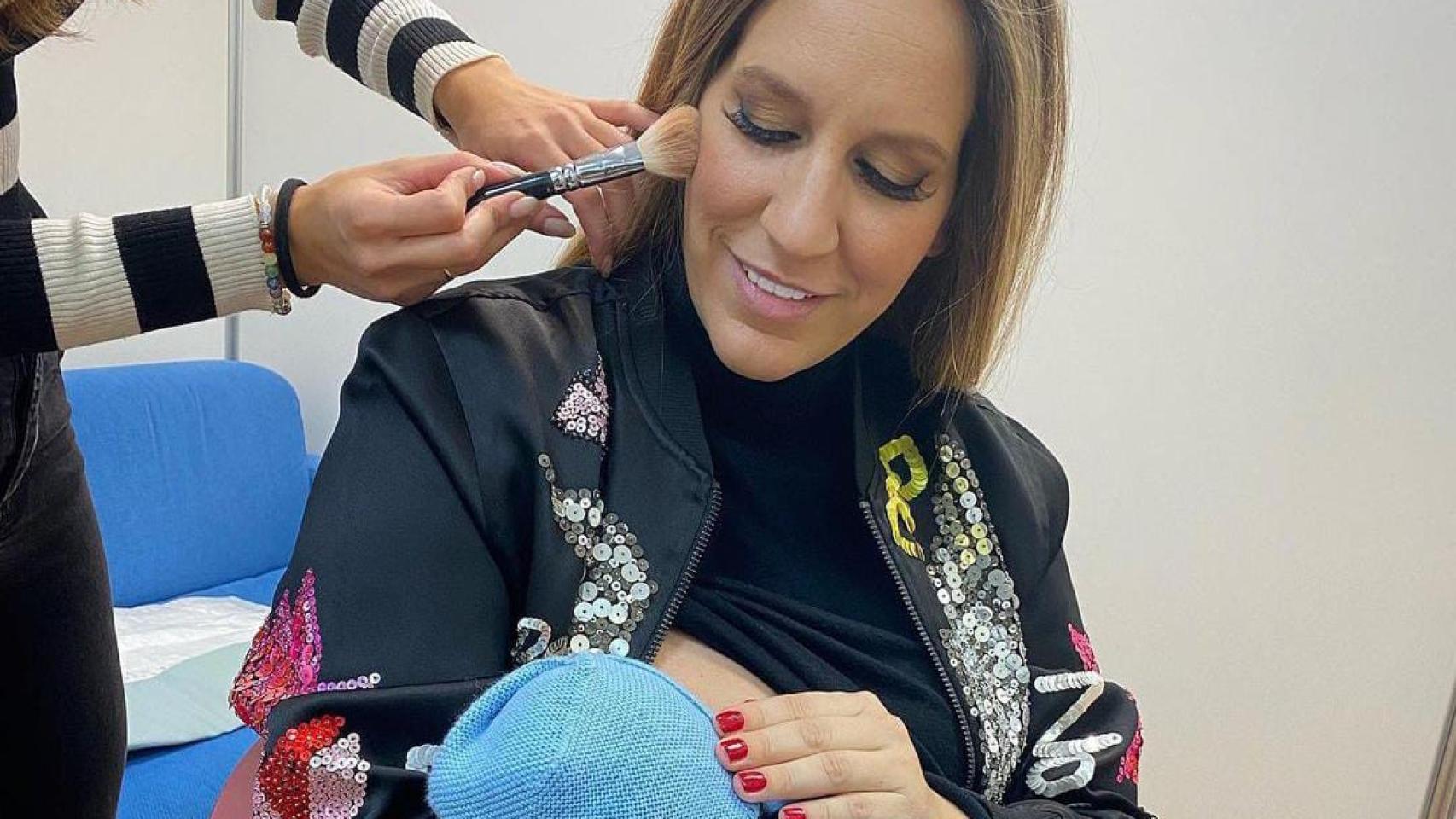 La imagen más tierna de la artista María Toledo con su hijo Vicente