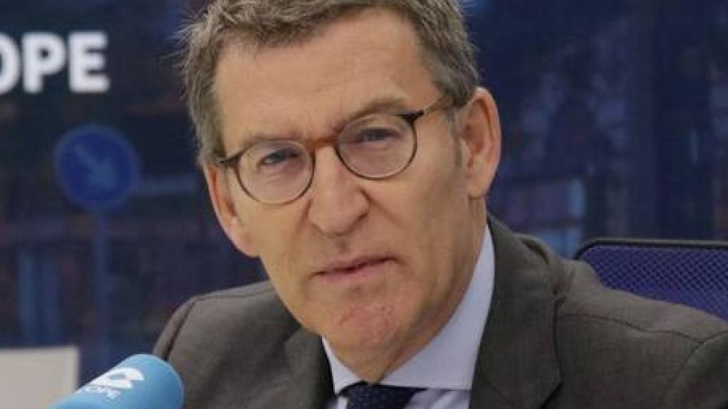 El presidente del Partido Popular, Alberto Núñez Feijóo, este lunes en Cope.