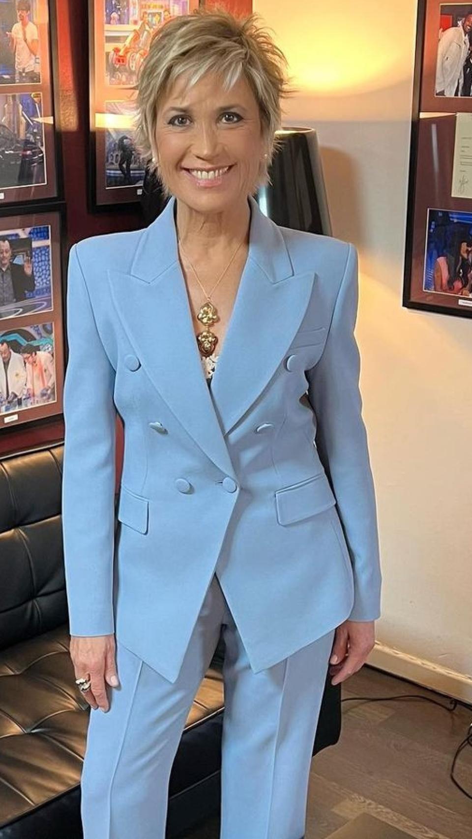 La presentadora Julia Otero en una imagen de sus redes sociales.
