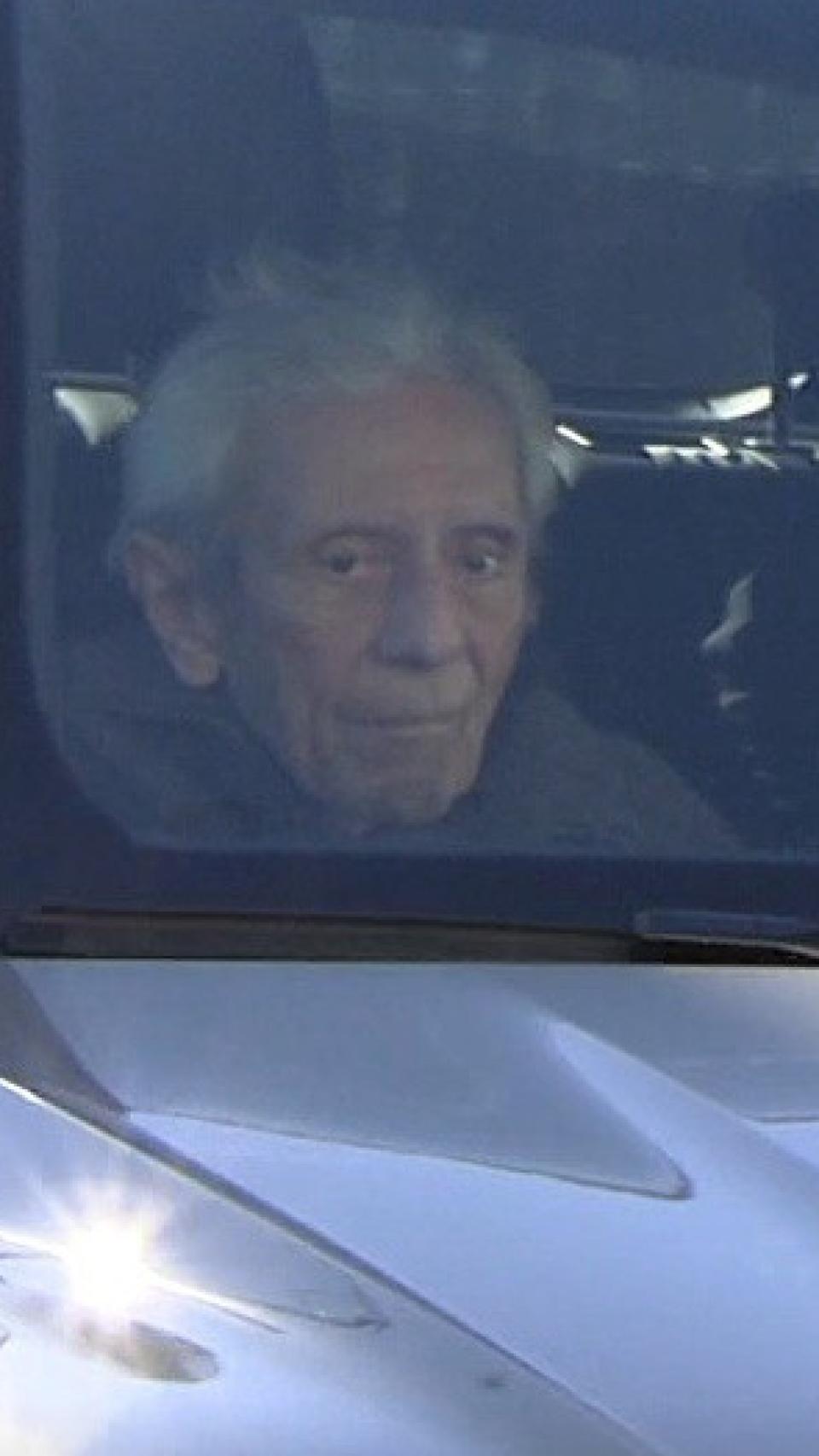 William Mebarak acudiendo al hospital, este lunes 9 de enero de 2023, en Barcelona.