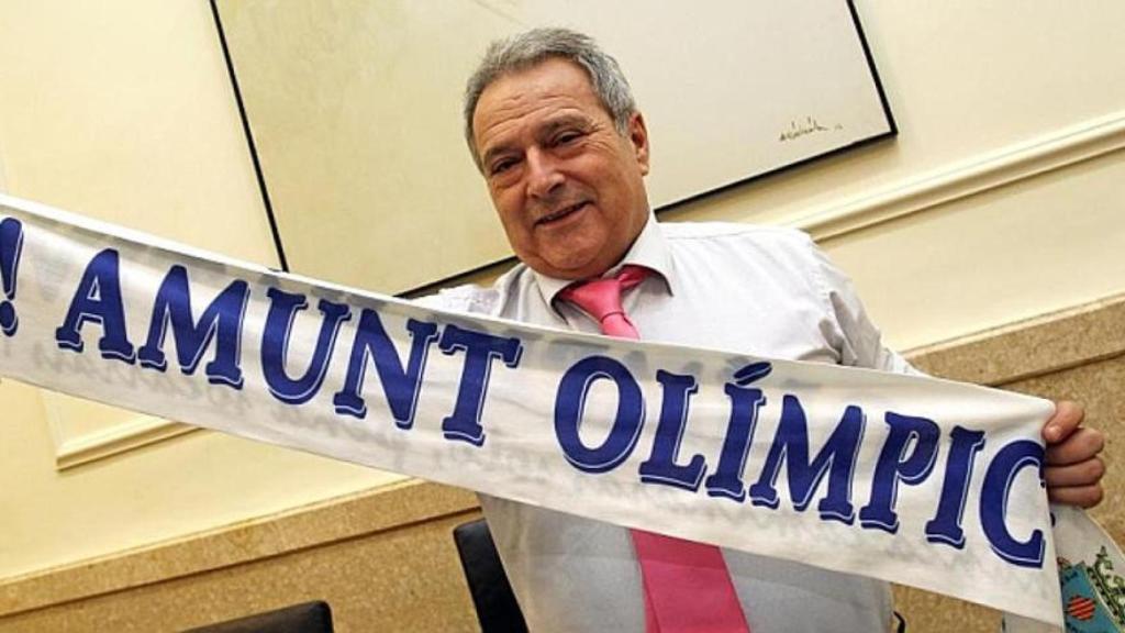 Alfonso Rus en una imagen promocional de 2013 del Olímpic de Xàtiva.