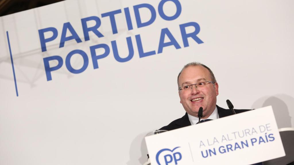Miguel Tellado, número tres del PP, en Toledo.