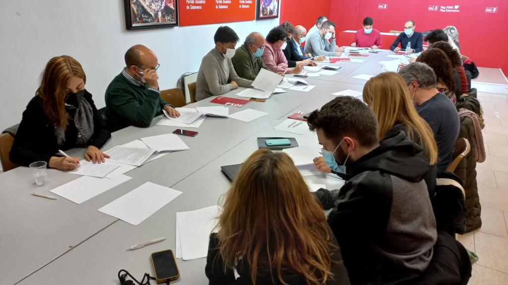 Reunión de la Ejecutiva del PSOE de Salamanca