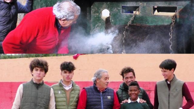 Herradero, tentadero y almuerzo en la ganadería de la familia Vegas en Rueda