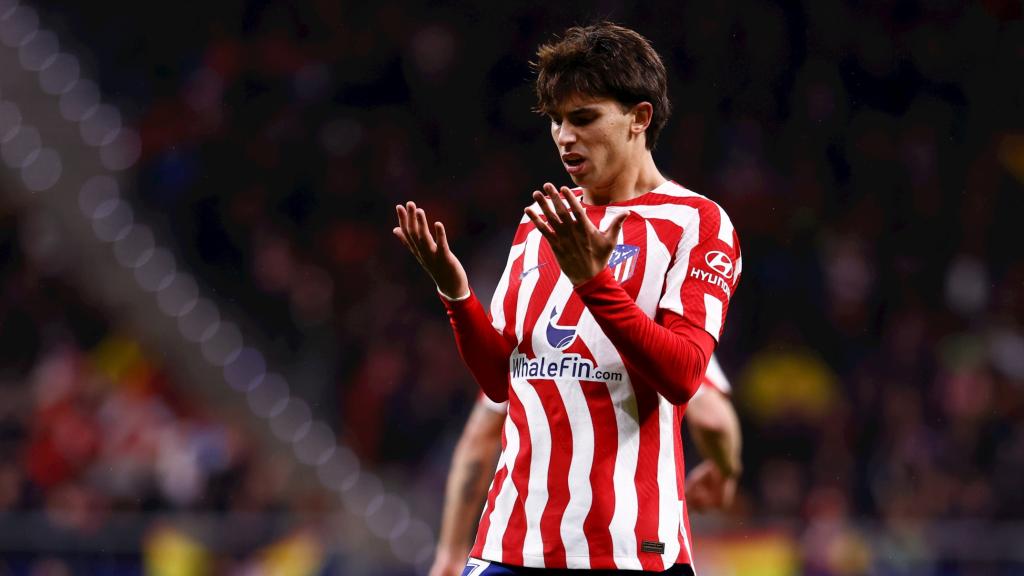 Joao Félix, en el partido del Atlético de Madrid frente al Barcelona.