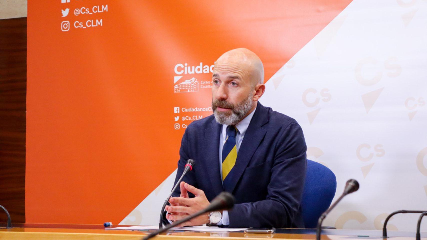 David Muñoz Zapata, diputado regional y portavoz de Ciudadanos en las Cortes de Castilla-La Mancha