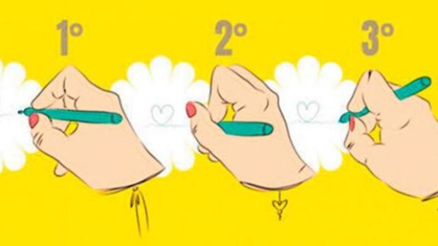 La manera cómo cojas el lápiz revelará si eres perfeccionista o no.