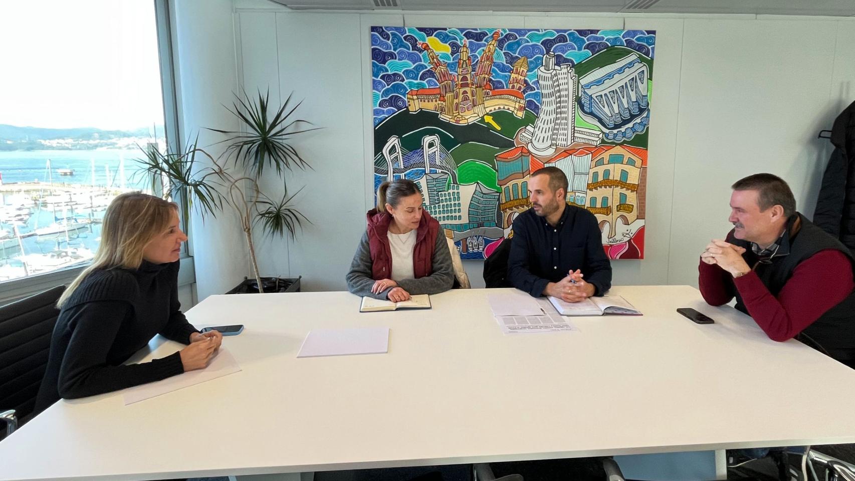 Reunión de Avibe con la delegada de la Xunta en Vigo.