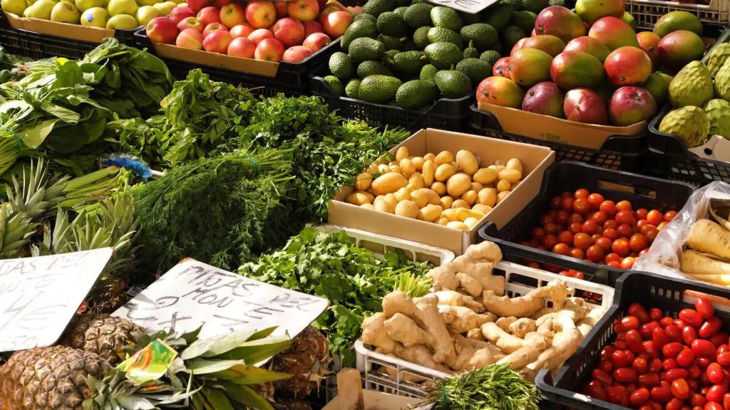 Mostrador frutería.