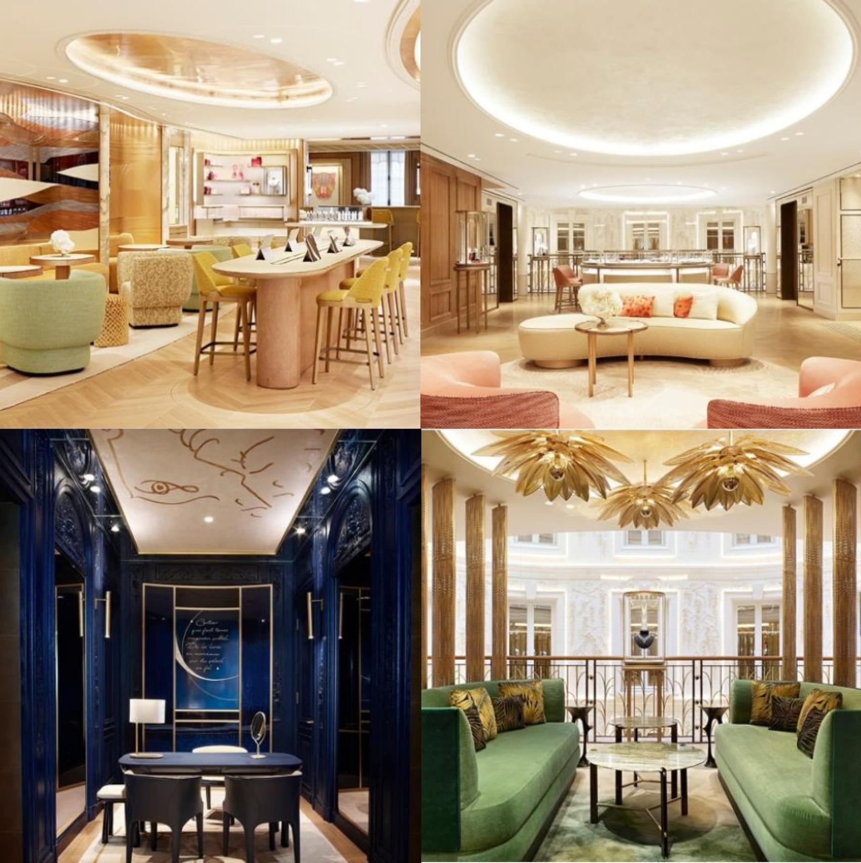 Interior de la boutique de Cartier en París