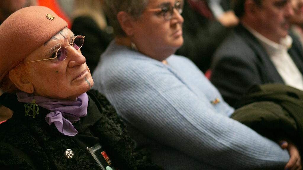 Paco Clavel durante el acto de Valdepeñas