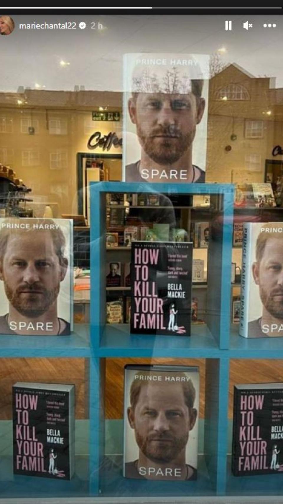La publicación de Marie-Chantal Miller sobre el príncipe Harry.