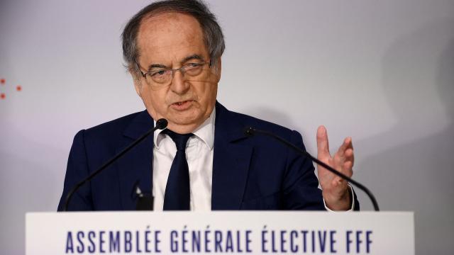 Noel Le Graet, presidente de la Federación Francesa de Fútbol