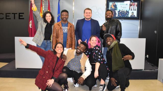 Equipo de participación de la apuesta multicultural en Albacete.